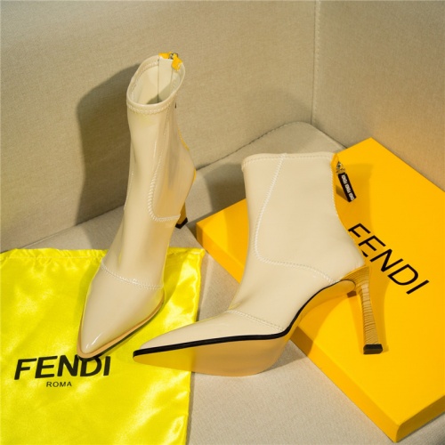Replica Fendi Boots For Women #811079 $112.00 USD for Wholesale