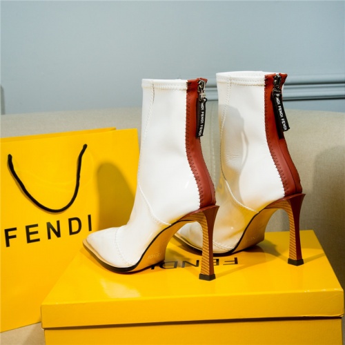 Replica Fendi Boots For Women #811081 $112.00 USD for Wholesale