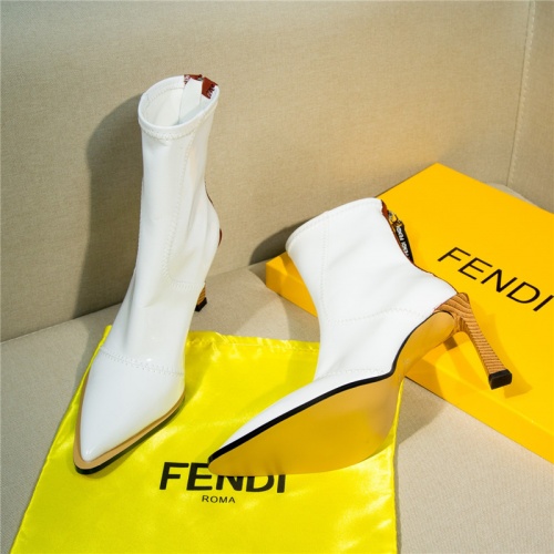 Replica Fendi Boots For Women #811081 $112.00 USD for Wholesale