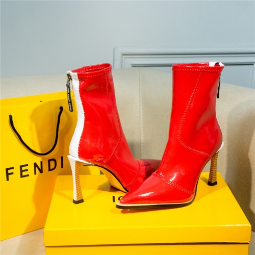 Replica Fendi Boots For Women #811082 $112.00 USD for Wholesale