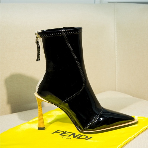 Replica Fendi Boots For Women #811083 $112.00 USD for Wholesale