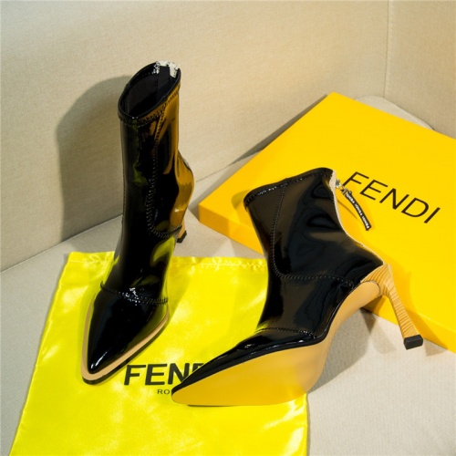 Replica Fendi Boots For Women #811083 $112.00 USD for Wholesale
