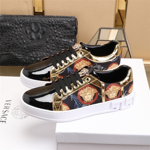 Replica Versace Casual Shoes For Men #811126 $72.00 USD for Wholesale