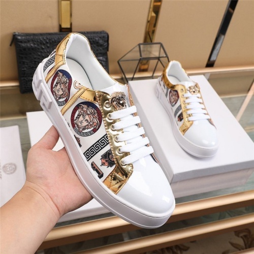 Replica Versace Casual Shoes For Men #811127 $72.00 USD for Wholesale