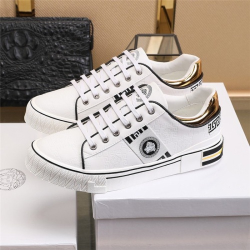 Replica Versace Casual Shoes For Men #811134 $80.00 USD for Wholesale