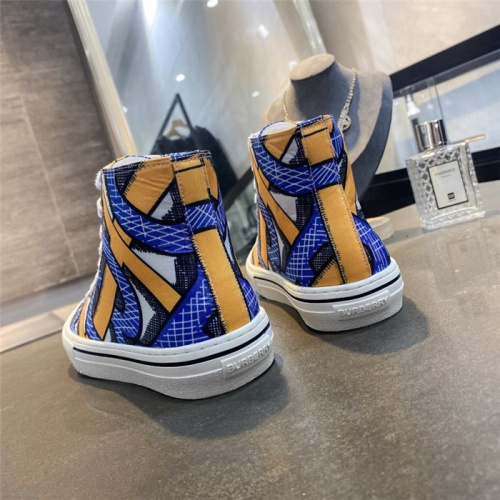 Replica Burberry High Tops Shoes For Women #811320 $85.00 USD for Wholesale