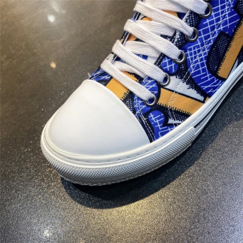 Replica Burberry High Tops Shoes For Men #811322 $88.00 USD for Wholesale
