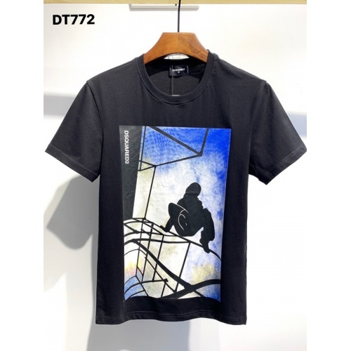 Dsquared T-Shirts Short Sleeved For Men #811326 $26.00 USD, Wholesale Replica Dsquared T-Shirts