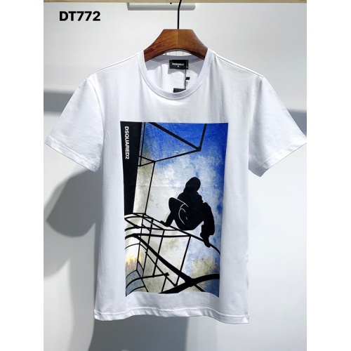 Dsquared T-Shirts Short Sleeved For Men #811327 $26.00 USD, Wholesale Replica Dsquared T-Shirts