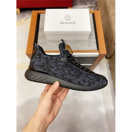 Replica Versace Casual Shoes For Men #811444 $72.00 USD for Wholesale
