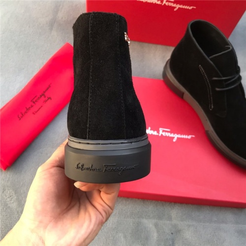 Replica Salvatore Ferragamo Boots For Men #811455 $82.00 USD for Wholesale