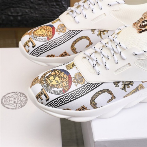 Replica Versace Casual Shoes For Men #811473 $80.00 USD for Wholesale