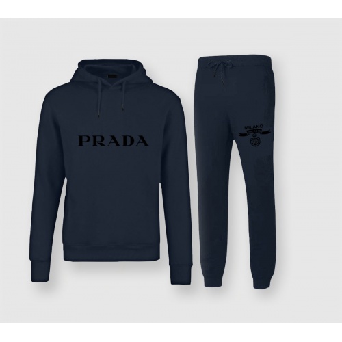 Prada Tracksuits Long Sleeved For Men #811565 $82.00 USD, Wholesale Replica Prada Tracksuits