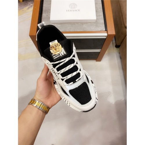 Replica Versace Casual Shoes For Men #811678 $76.00 USD for Wholesale