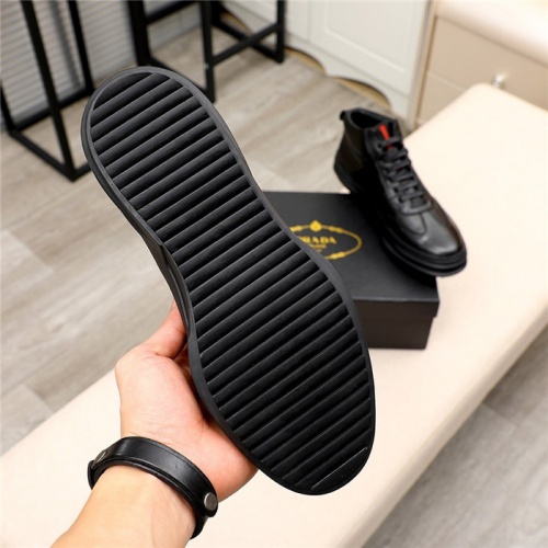 Replica Prada High Tops Shoes For Men #811684 $80.00 USD for Wholesale