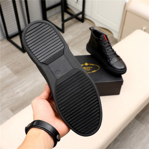 Replica Prada High Tops Shoes For Men #811686 $80.00 USD for Wholesale