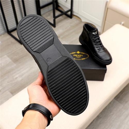 Replica Prada High Tops Shoes For Men #811687 $80.00 USD for Wholesale