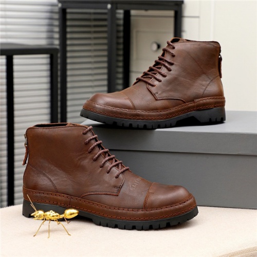 Replica Balenciaga Boots For Men #811692 $85.00 USD for Wholesale