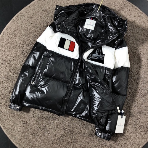 Replica Moncler Down Feather Coat Long Sleeved For Men #811865 $195.00 USD for Wholesale