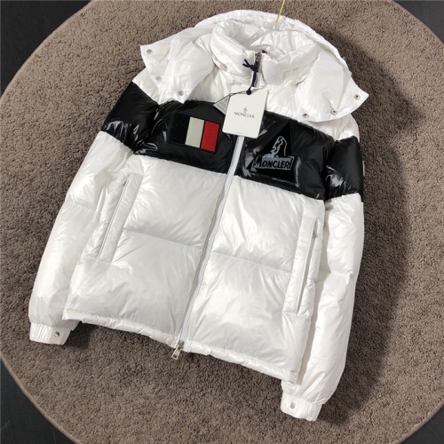 Moncler Down Feather Coat Long Sleeved For Men #811866 $195.00 USD, Wholesale Replica Moncler Down Feather Coat