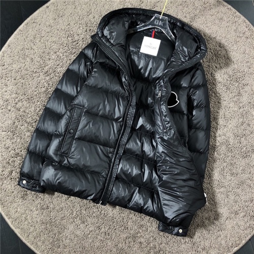 Replica Moncler Down Feather Coat Long Sleeved For Men #811869 $172.00 USD for Wholesale