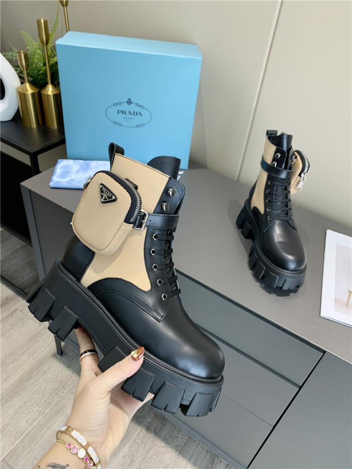 prada boots with mini bag