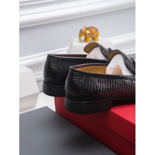 Replica Salvatore Ferragamo Leather Shoes For Men #811935 $82.00 USD for Wholesale