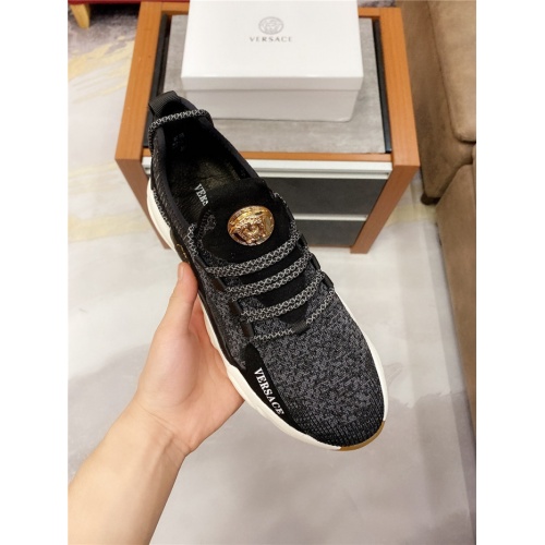 Replica Versace Casual Shoes For Men #811947 $76.00 USD for Wholesale