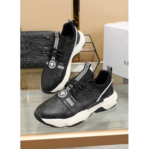 Versace Casual Shoes For Men #811956 $82.00 USD, Wholesale Replica Versace Casual Shoes