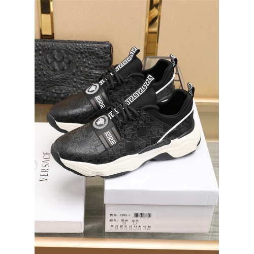 Replica Versace Casual Shoes For Men #811956 $82.00 USD for Wholesale