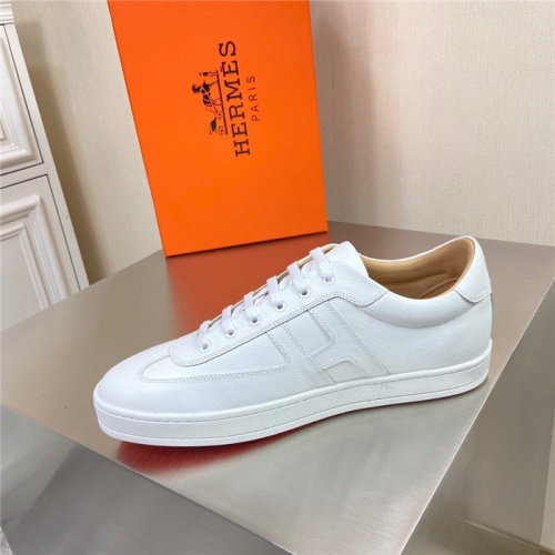 Replica Hermes Casual Shoes For Men #812051 $76.00 USD for Wholesale