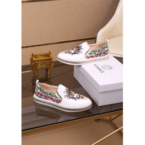 Versace Casual Shoes For Men #812053 $76.00 USD, Wholesale Replica Versace Casual Shoes