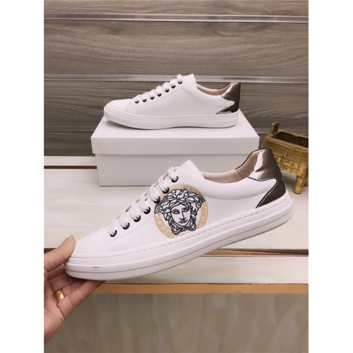 Replica Versace Casual Shoes For Men #812057 $76.00 USD for Wholesale