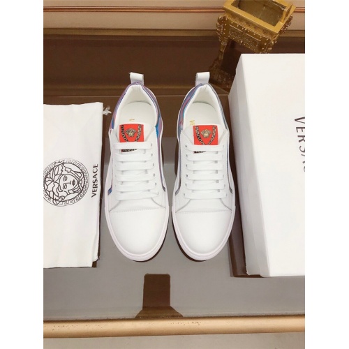 Replica Versace Casual Shoes For Men #812058 $76.00 USD for Wholesale