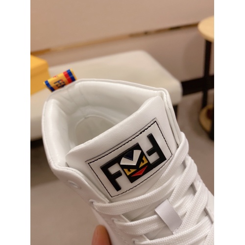 Replica Fendi High Tops Casual Shoes For Men #812374 $80.00 USD for Wholesale