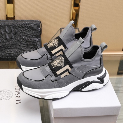 Replica Versace Casual Shoes For Men #812434 $82.00 USD for Wholesale