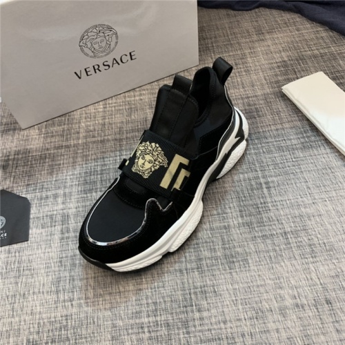 Replica Versace Casual Shoes For Men #812506 $80.00 USD for Wholesale