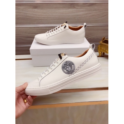 Replica Versace Casual Shoes For Men #812530 $76.00 USD for Wholesale