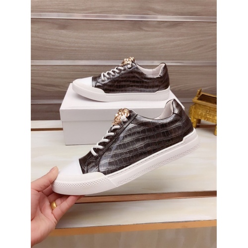 Replica Versace Casual Shoes For Men #812532 $76.00 USD for Wholesale