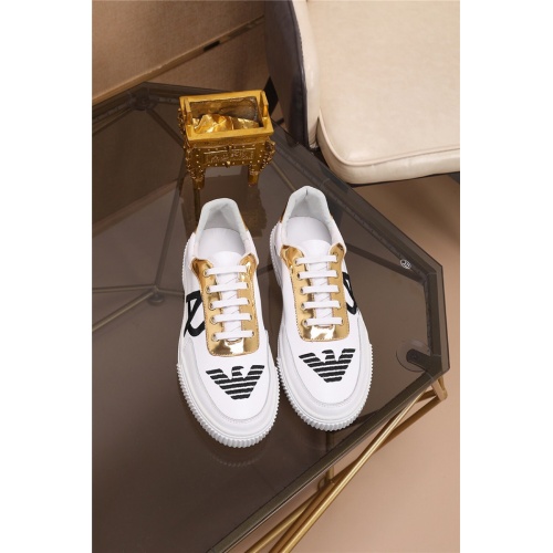 Replica Armani Casual Shoes For Men #812542 $76.00 USD for Wholesale