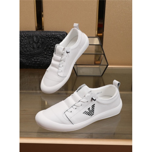 Armani Casual Shoes For Men #812554 $80.00 USD, Wholesale Replica Armani Casual Shoes