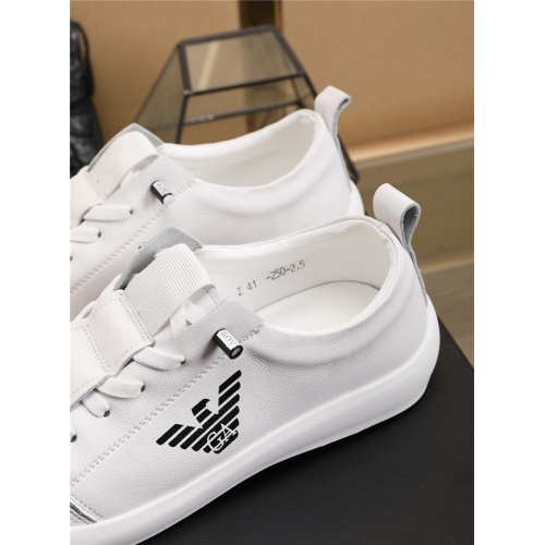Replica Armani Casual Shoes For Men #812554 $80.00 USD for Wholesale