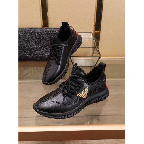 Armani Casual Shoes For Men #812555 $80.00 USD, Wholesale Replica Armani Casual Shoes