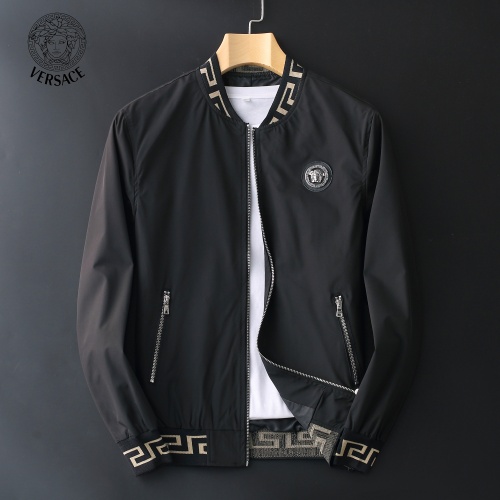 Versace Jackets Long Sleeved For Men #812594 $60.00 USD, Wholesale Replica Versace Jackets