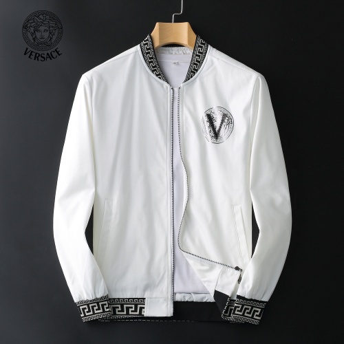 Versace Jackets Long Sleeved For Men #812596 $60.00 USD, Wholesale Replica Versace Jackets