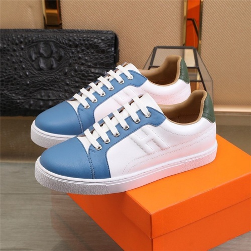 Replica Hermes Casual Shoes For Men #812621 $80.00 USD for Wholesale