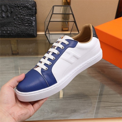 Replica Hermes Casual Shoes For Men #812622 $80.00 USD for Wholesale