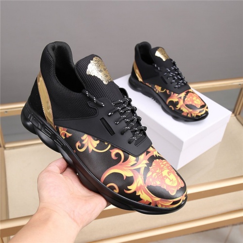 Replica Versace Casual Shoes For Men #812783 $76.00 USD for Wholesale