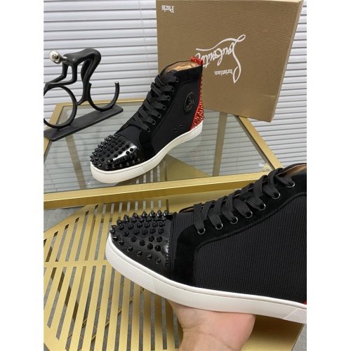 Replica Christian Louboutin High Tops Shoes For Men #812823 $92.00 USD for Wholesale