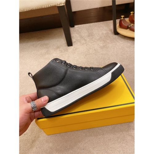 Replica Fendi High Tops Casual Shoes For Men #812830 $82.00 USD for Wholesale